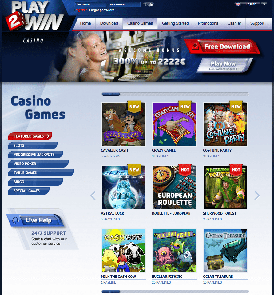 Play2Win Casino